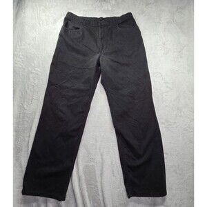 DKNY Pants Men's 38 x 30 Black 100% Cotton Jeans Straight Leg Pockets